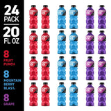 POWERADE Variety Pack Bottles, 20 fl. oz., 24 pk.