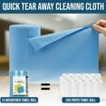 Simpli-Magic Tear Away Microfiber Towel Roll (200 or 1200 Count)
