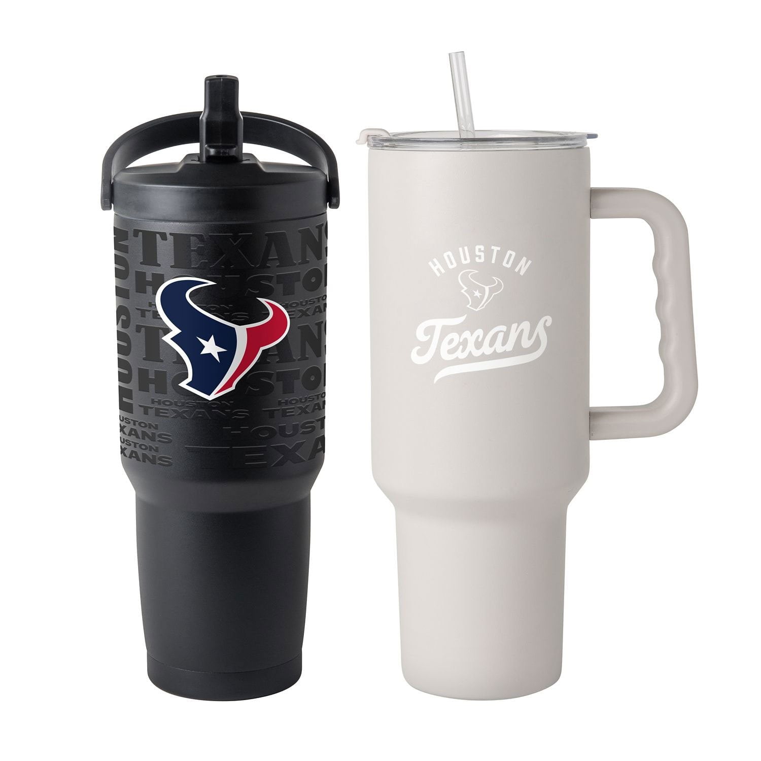 Logo Brands Houston Texans Stainless Steel Tumbler Set