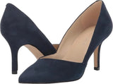 Marc Fisher Women's Tuscany Pointed-Toe Stiletto Pump - Dark Blue Suede (Size 9M)