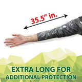 Kleen Chef Clear Disposable Shoulder Length HDPE Gloves, 35.5" 200 ct.