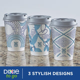 Dixie® To Go 12 oz. Paper Cup with Leak-Resistant Lid, 92 ct.
