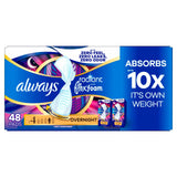 Always Radiant FlexFoam Overnight Pads, Unscented, Size 4, 48 ct.