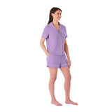Member's Mark Women's 2-Piece Notch Collar Pajama Set - Black - XXL