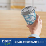 Dixie® To Go 12 oz. Paper Cup with Leak-Resistant Lid, 92 ct.