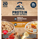 Quaker Instant Protein Oatmeal, Variety Pack, 20 ct.