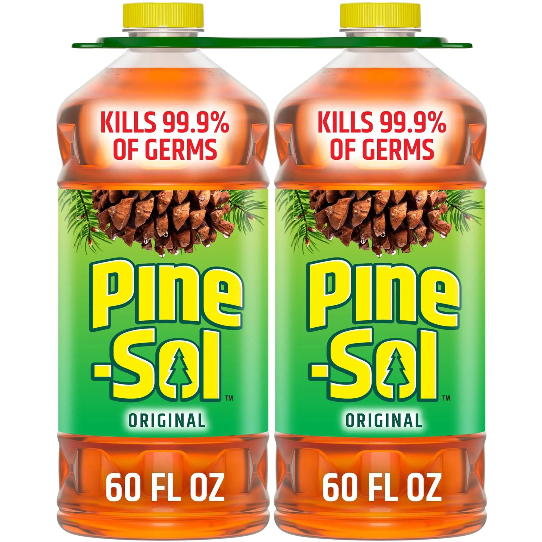 Pine-Sol Multi-Surface Cleaner, Pine Scent – 2 Count, 120 fl. oz