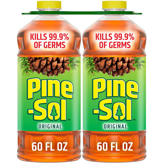Pine-Sol Multi-Surface Cleaner, Pine Scent – 2 Count, 120 fl. oz