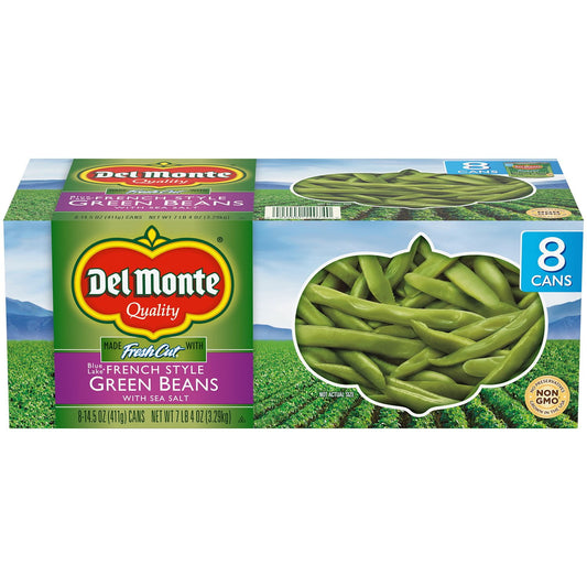 Del Monte Fresh Cut Blue Lake French Style Green Beans - 14 oz - 8 Pack