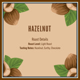 Boyer's Coffee Light Roast Whole Bean, Hazelnut, 36 oz.