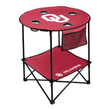 Logo Brands Oklahoma Sooners 27.6in Round Tailgate Table