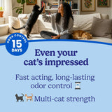 Fresh Step Total Control Scented Clumping Litter with Febreze Freshness, 44 lbs