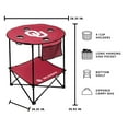 Logo Brands Oklahoma Sooners 27.6in Round Tailgate Table