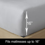 Bamboo Home 6-Piece Viscose Made from Bamboo Sheet Set, Assorted Sizes