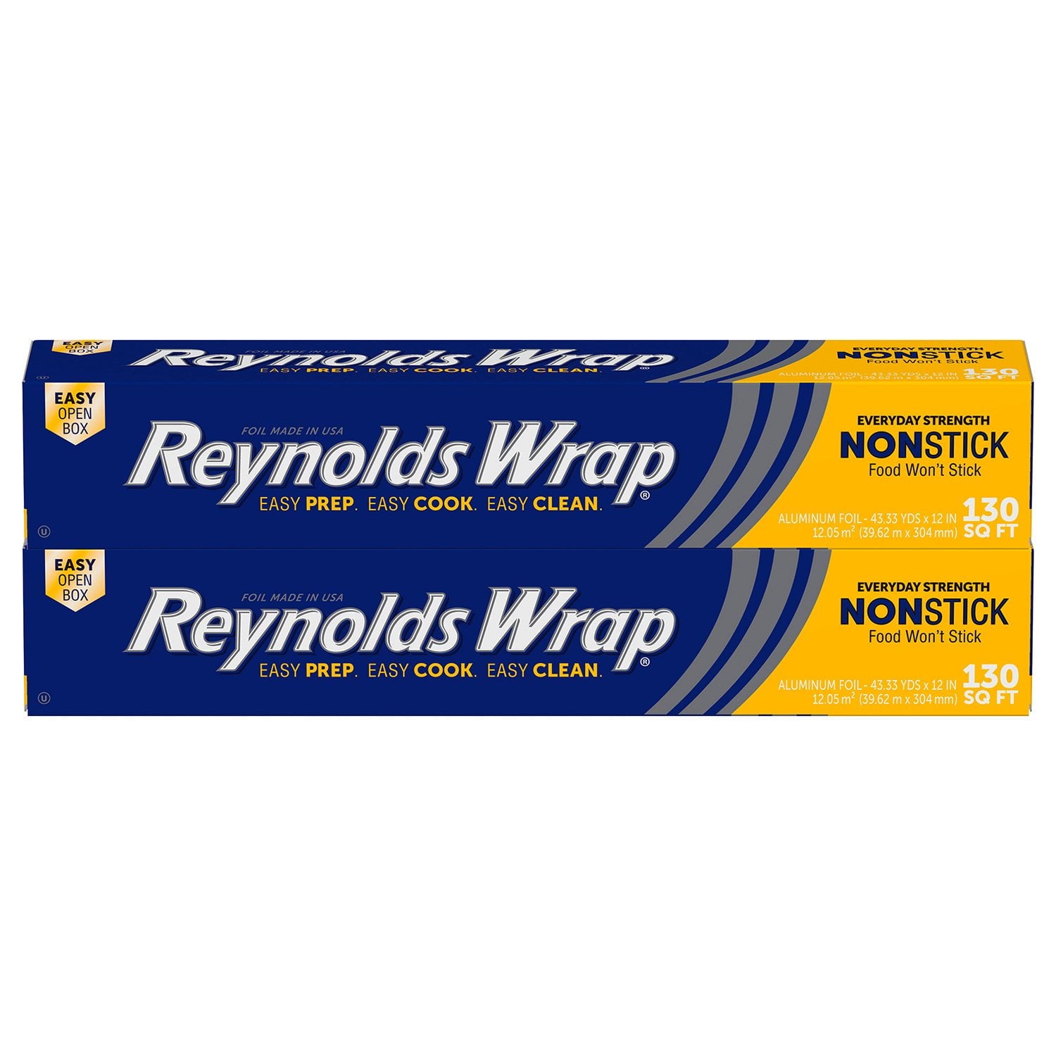 Reynolds Consumer Products Reynolds Wrap Non-Stick 12" Aluminum Foil 130 sq. ft. – 2 Pack