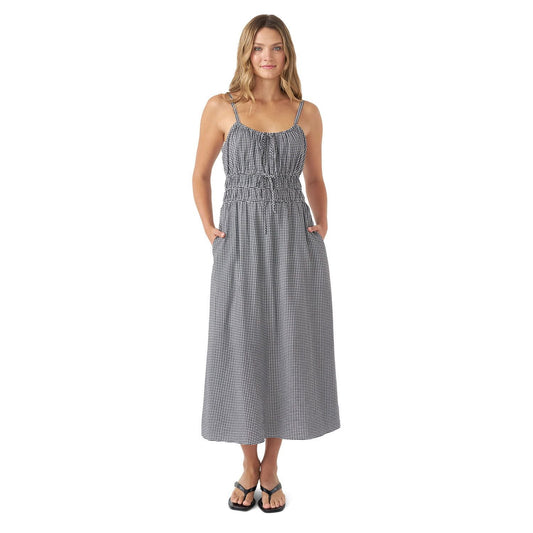 Edited by Hunter McGrady Women's Maxi Dress - Black Gingham - Online Only - 6X