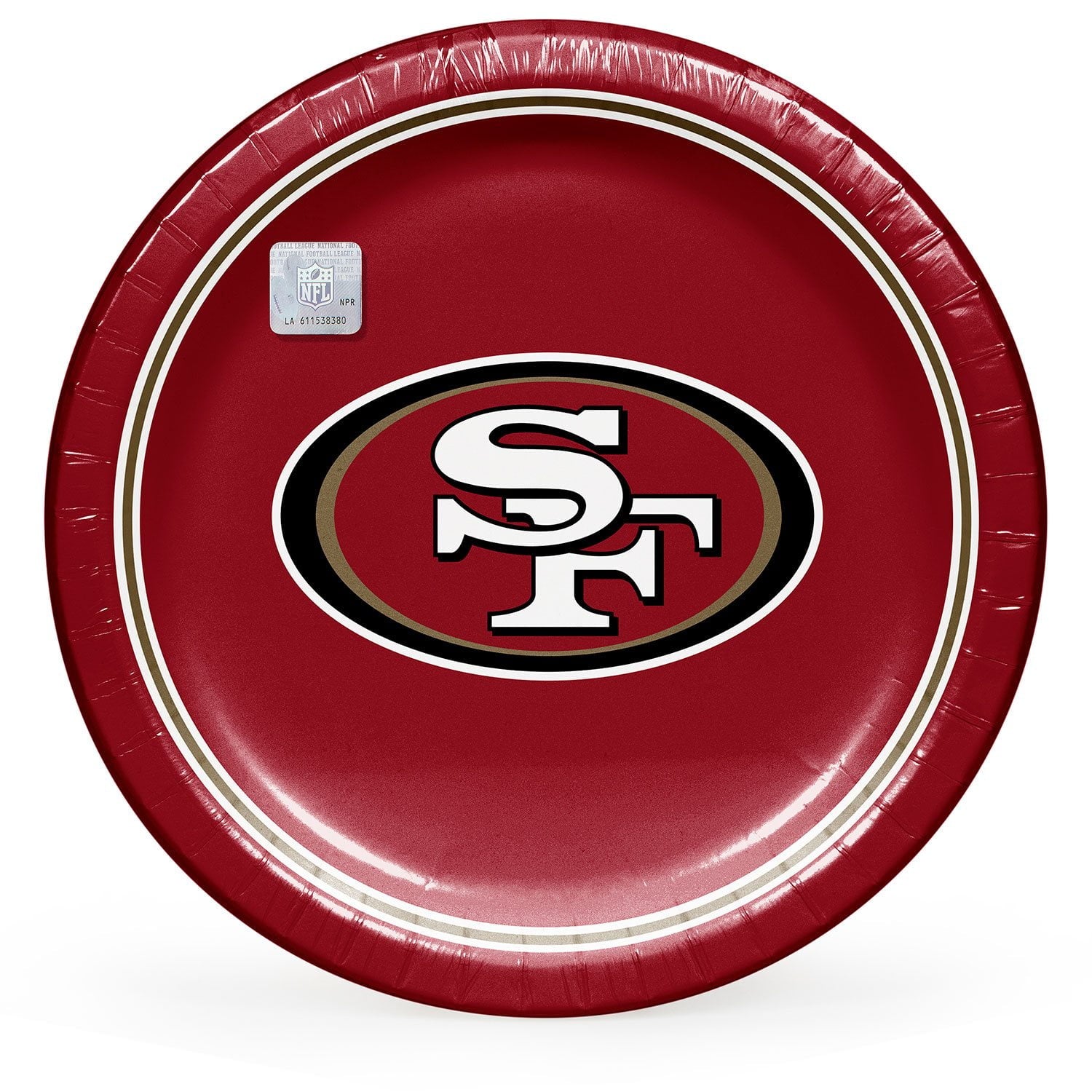 NFL Round Paper Plates, 10", 85 ct., Choose Your Team