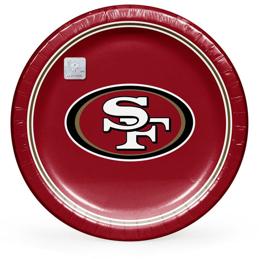 NFL Round Paper Plates, 10", 85 ct., Choose Your Team