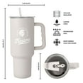 Logo Brands Virginia State Trojans Stainless Steel Tumbler Set