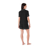 Member's Mark Women's 2-Piece Notch Collar Pajama Set - Black - XXL
