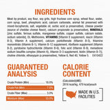 Purina Moist & Meaty Burger with Cheddar Cheese Flavor, Adult Dog Food, 6 oz., 60 ct