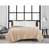 London Fog Plush Corduroy Bed Blanket, Assorted Sizes