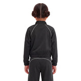 Members Mark Girl's Dynamic Knit Bomber - Black - XL