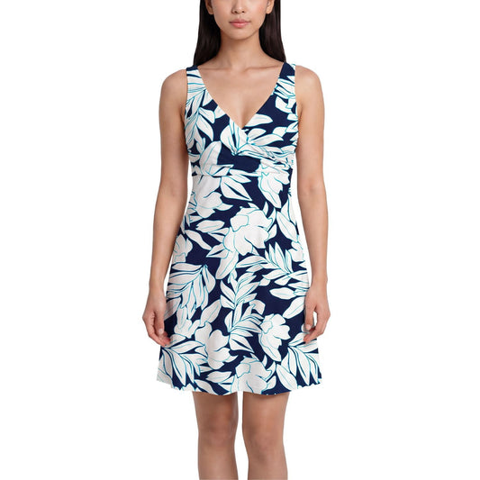 Lands' End Women's Swim Dress - Black - XXL