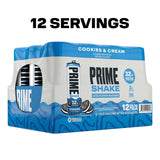 Prime 32g Protein Ultra-Filtered Milk Shake, Cookies and Cream, 11 fl. oz., 12 pk.