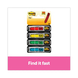 Post-it Flags - Arrow Message 1/2" Flags - "Sign Here" - 4 Colors w/Dispensers - 120/Pack