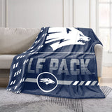 Logo Brands Nevada Wolf Pack 60"x70" Super Plush Blanket