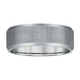 8mm Satin Finish Band in Tungsten