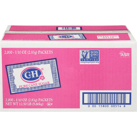 C&amp;H Pure Cane Sugar Packets, 2000 ct.