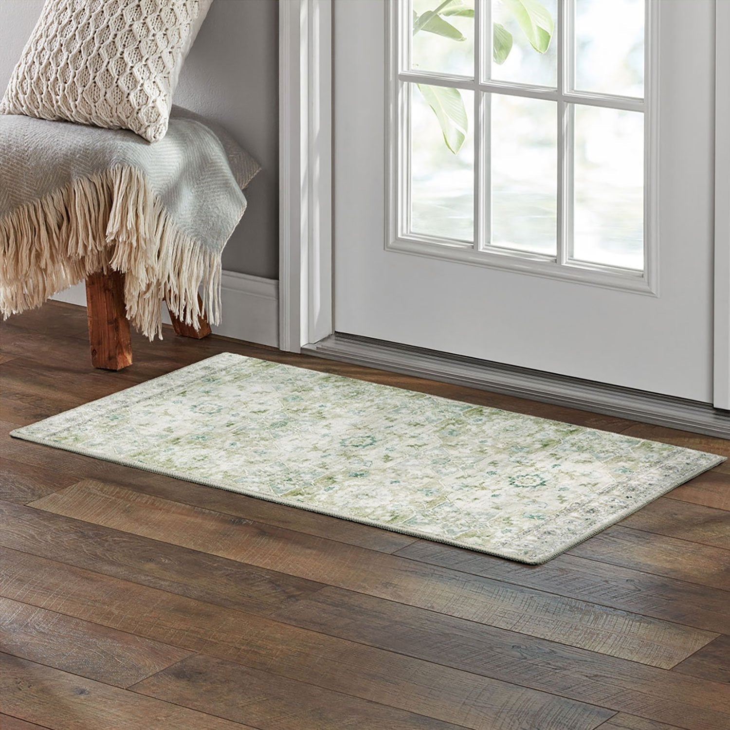 Member's Mark Everwash Washable Accent Rug, 2'x 3'7" - Green