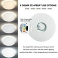 Cedar Hill 15" LED Ceiling Light With Adjustable Color Temperature