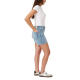 Seven7 Women's Denim Weekend Short - White