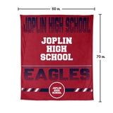 Logo Brands Joplin High School 60"x70" Super Plush Blanket