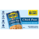 Bush's Best Fancy Garbanzo Beans 16 oz., 6 pk.
