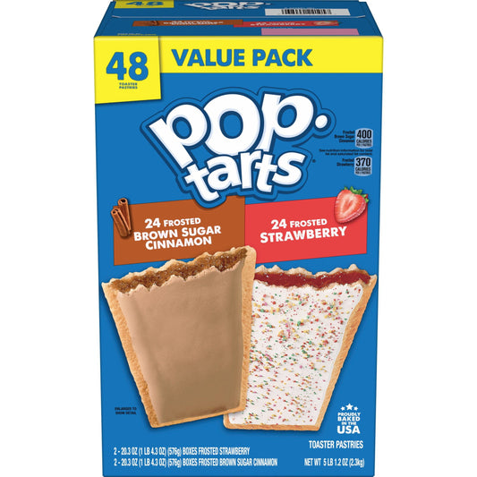 Pop-Tarts Frosted Toaster Pastries, Variety Pack, 48 ct.
