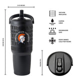 Logo Brands Virginia State Trojans Stainless Steel Tumbler Set