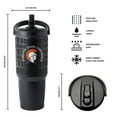 Logo Brands Virginia State Trojans Stainless Steel Tumbler Set