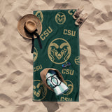 Logo Brands Colorado State Rams 38"x72" Beach Towel