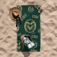 Logo Brands Colorado State Rams 38"x72" Beach Towel