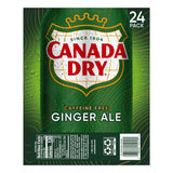 Canada Dry Ginger Ale Soda 12 fl. oz., 24 pk.
