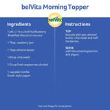 belVita Blueberry Breakfast Biscuits, 4 biscuits per pack, 25 pk.