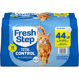 Fresh Step Total Control Scented Clumping Litter with Febreze Freshness, 44 lbs