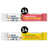 Pure Organic Layered Fruit Bars, Snack Variety Pack, 0.63 oz., 28 pk.
