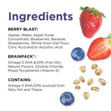 Brainiac Fruit and Oat Smoothie Pouches - 3.2 oz - 20 Count