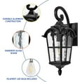 Cedar Hill 17" Outdoor Wall Lantern with Dusk-to-Dawn Photocell