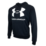 Under Armour Men's Big Logo Rival Fleece Hoodie - Black - XXL